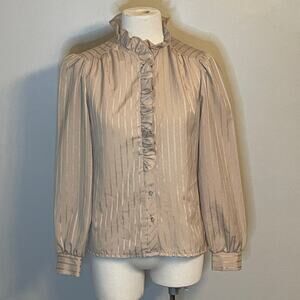 Vintage Jonquil Petites Women’s Shirt Button Down Size 8
